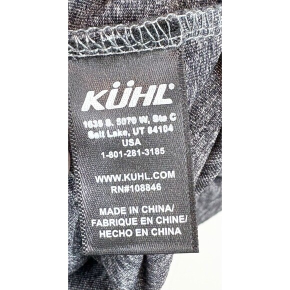 Womens Kuhl Mova Aktiv Athletic Tank Dress w Shelf Bra Heather Black/Gray MEDIUM - Picture 9 of 10